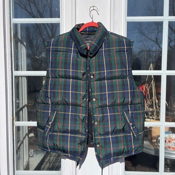 Banana Republic Tartan Puffer Vest - Picture 1 of 5